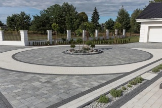 Kostka brukowa Promenada gr. 6,5cm, wapień dewoński, muszlowy