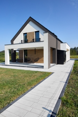 Obrzeże King 12x25x100 antracytowy, popielaty