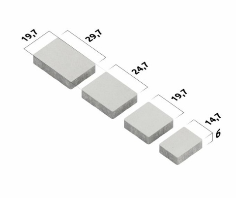 Kostka brukowa KOMPAKTA gr.6 cm, white