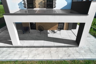 Palisada XL 8,4x16,6x49 popielaty, antracytowy