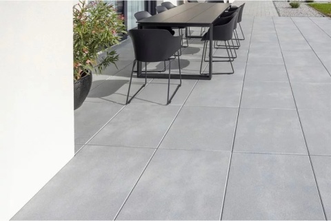 Płyta tarasowa Architect 80x40x3,8 delicate stalowe, szare jasne, białe